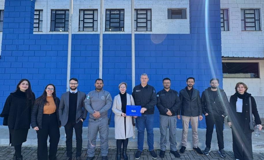 Penitenciária Estadual de Francisco Beltrão recebe visita institucional da Comissão de Defesa dos Direitos Humanos da OAB