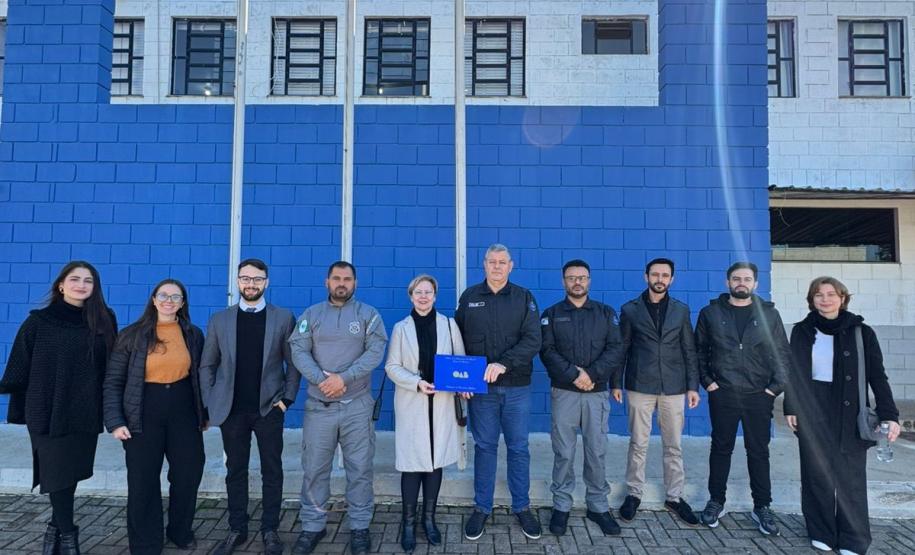 Penitenciária Estadual de Francisco Beltrão recebe visita institucional da Comissão de Defesa dos Direitos Humanos da OAB