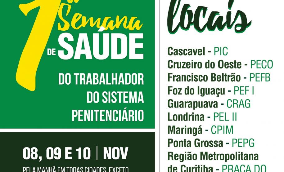 Servidores do Depen participam da 1ª Semana de Saúde do Trabalhador do Sistema Penitenciário