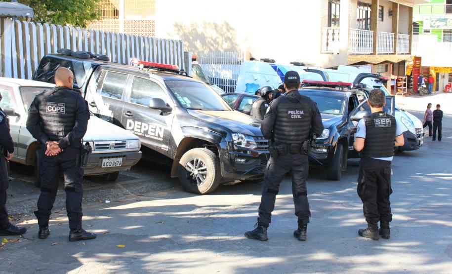 Governo transfere presos da Cadeia Pública de Rio Branco do Sul -  Rio Branco do Sul, 01/04/2019  -  Foto: Divulgação PCPR