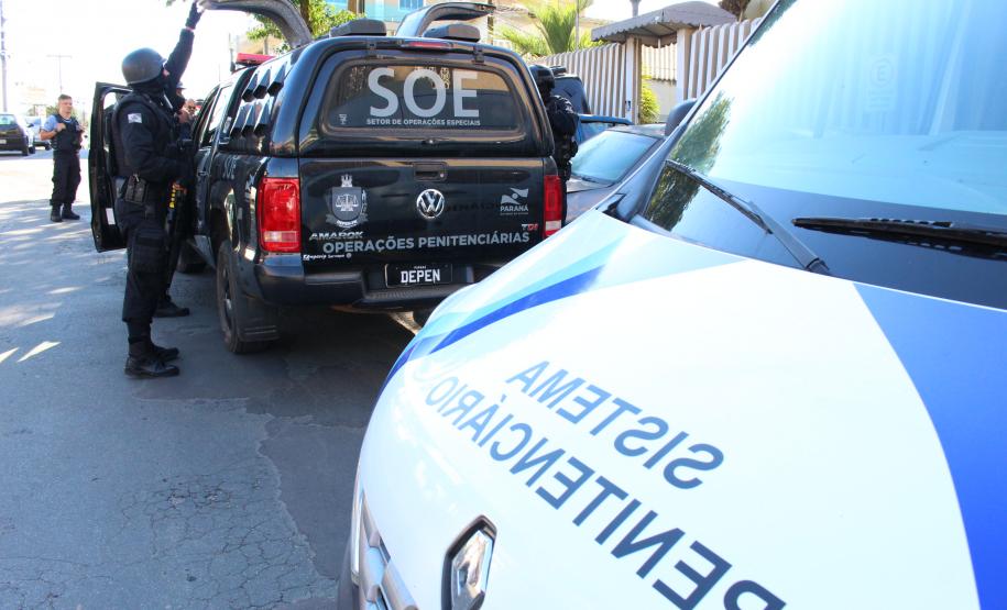 Governo transfere presos da Cadeia Pública de Rio Branco do Sul -  Rio Branco do Sul, 01/04/2019  -  Foto: Divulgação PCPR
