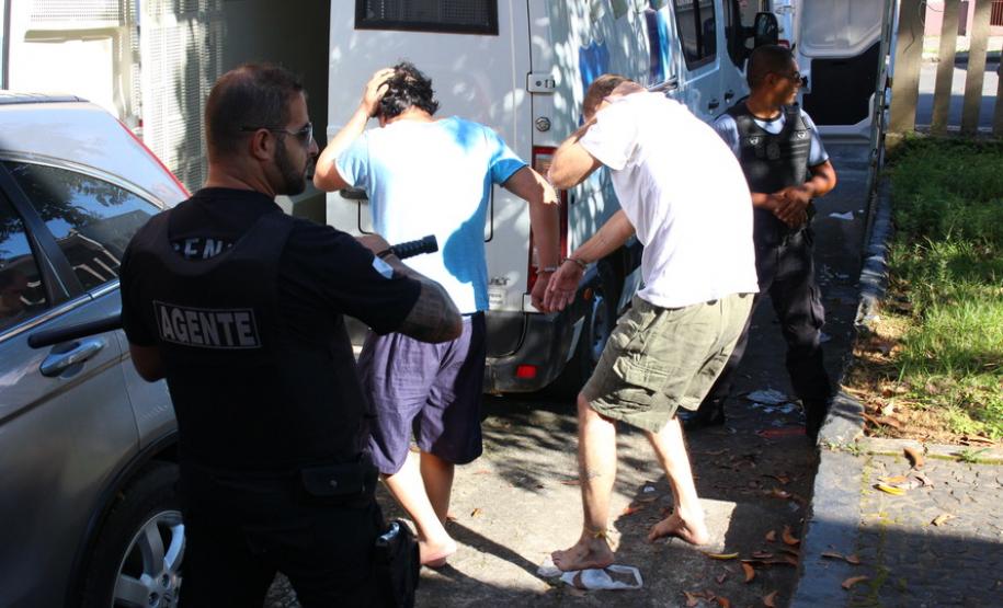 Governo transfere presos da Cadeia Pública de Rio Branco do Sul -  Rio Branco do Sul, 01/04/2019  -  Foto: Divulgação PCPR