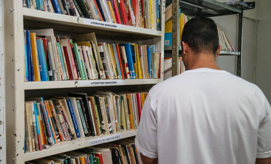 Alfabetização na Penitenciaria Central do Estado. Escola Penitenciária na unidade de progressão.   Curitiba, 28/03/2019 -  Foto: Geraldo Bubniak/ANPr
