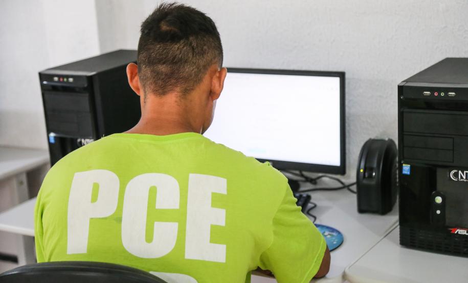 Alfabetização na Penitenciaria Central do Estado. Escola Penitenciária na unidade de progressão.   Curitiba, 28/03/2019 -  Foto: Geraldo Bubniak/ANPr