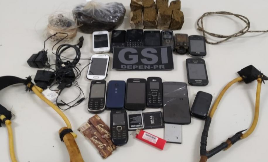 Depen apreende mais de 50 celulares e drogas em unidades prisionais