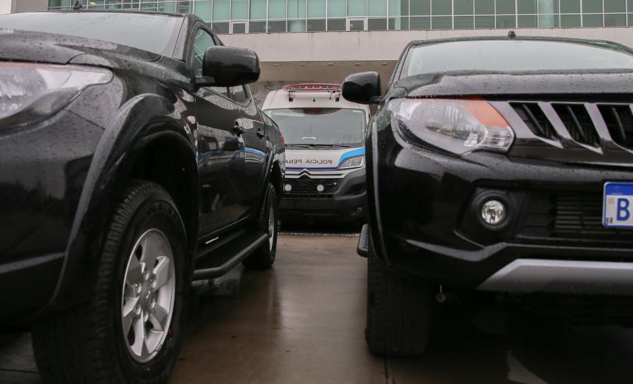O Governador Carlos Massa Ratinho Junior entrega nesta quarta-feira (29/07), viaturas para o Departamento Penitenciário do Paraná (Depen) no Palácio Iguaçu.  Curitiba, 29/07/2020 - Foto: Geraldo Bubniak/AEN