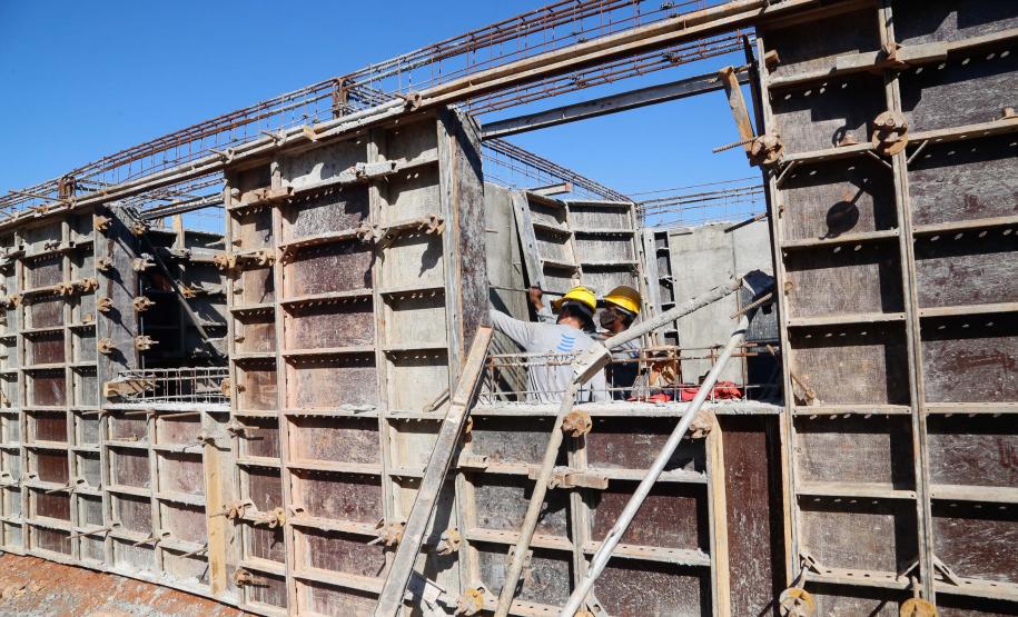 Construção cadeia publica de Ponta GrossaFoto Gilson Abreu