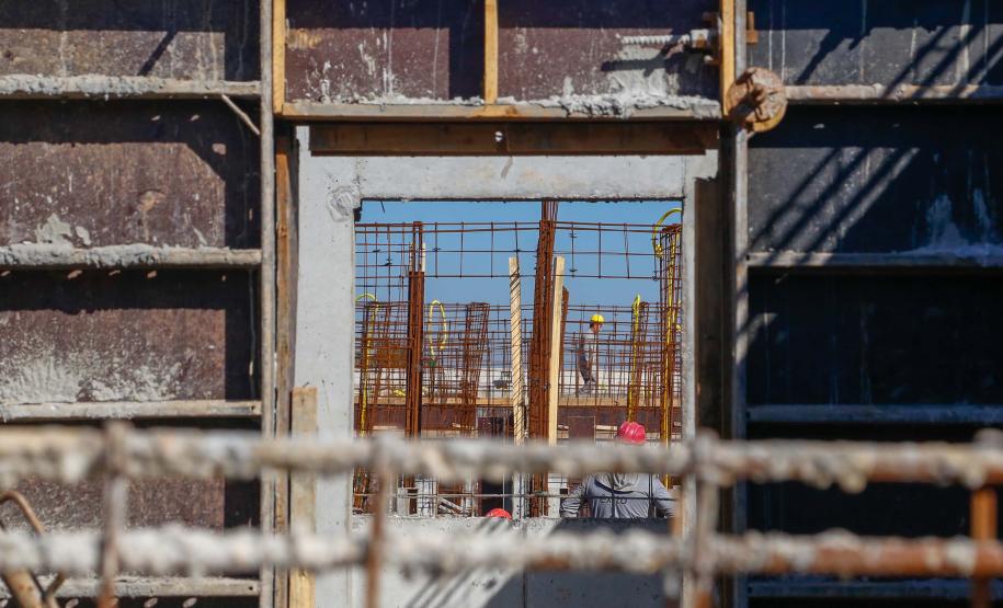 Construção cadeia publica de Ponta GrossaFoto Gilson Abreu