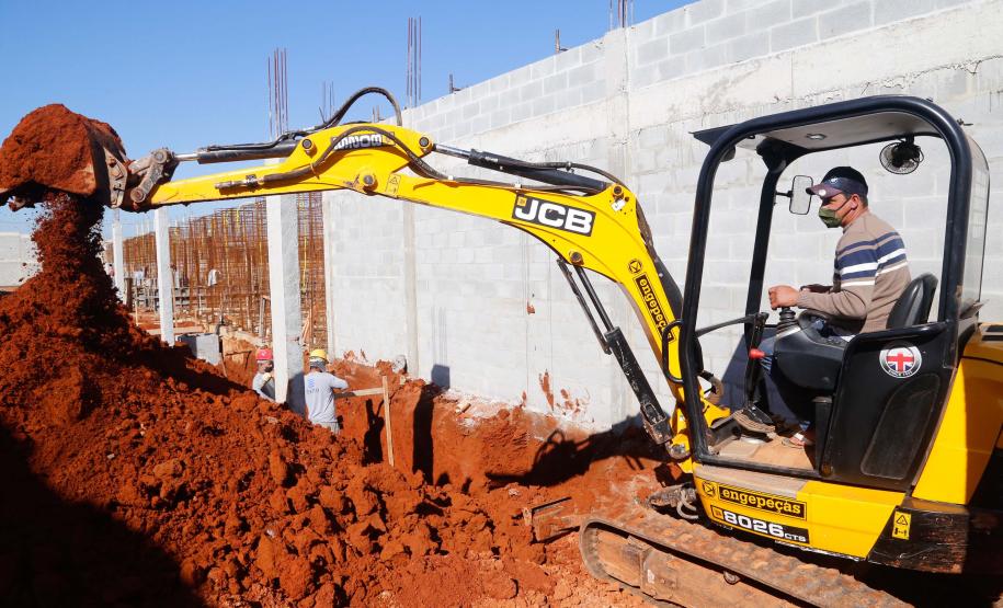 Construção cadeia publica de Ponta GrossaFoto Gilson Abreu
