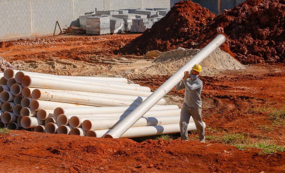 Construção cadeia publica de Ponta GrossaFoto Gilson Abreu