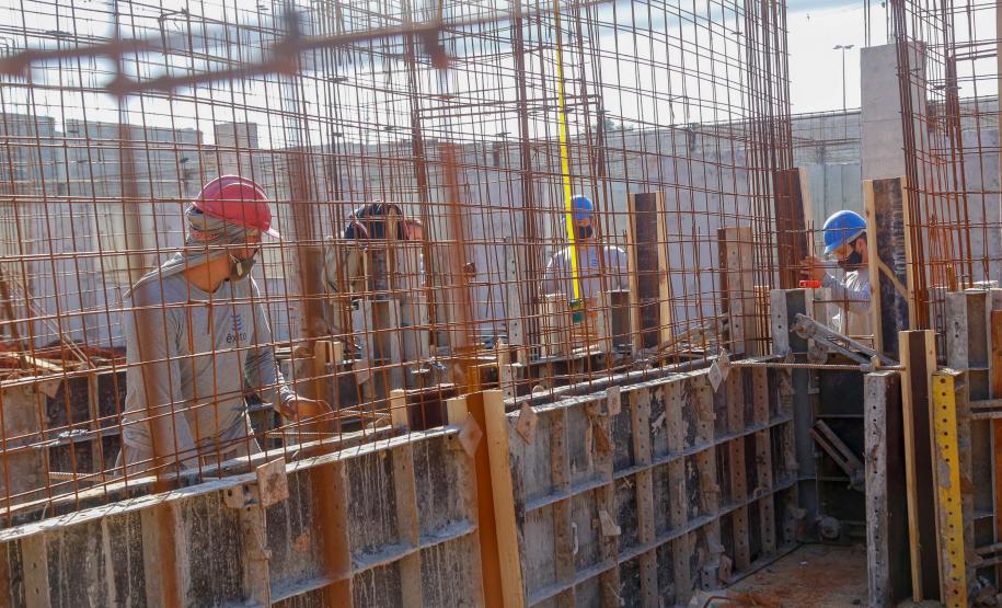 Construção cadeia publica de Ponta GrossaFoto Gilson Abreu