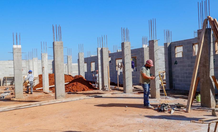 Construção cadeia publica de Ponta GrossaFoto Gilson Abreu