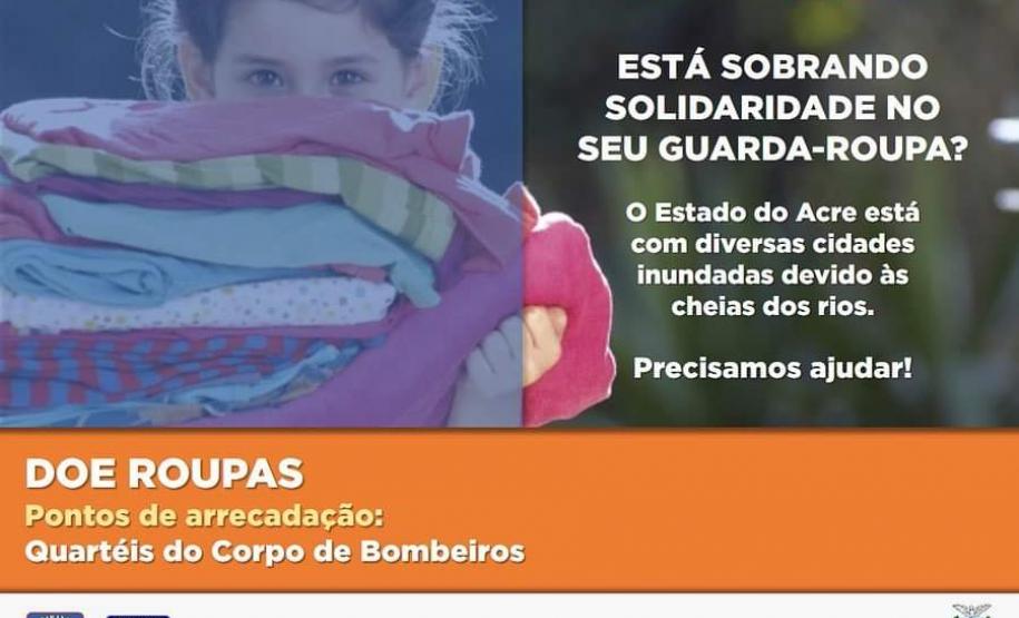 Depen recebe doações para campanha SOS Acre