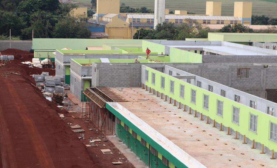 Secretário da Segurança Pública acompanha obras da nova Cadeia Pública de Foz do Iguaçu