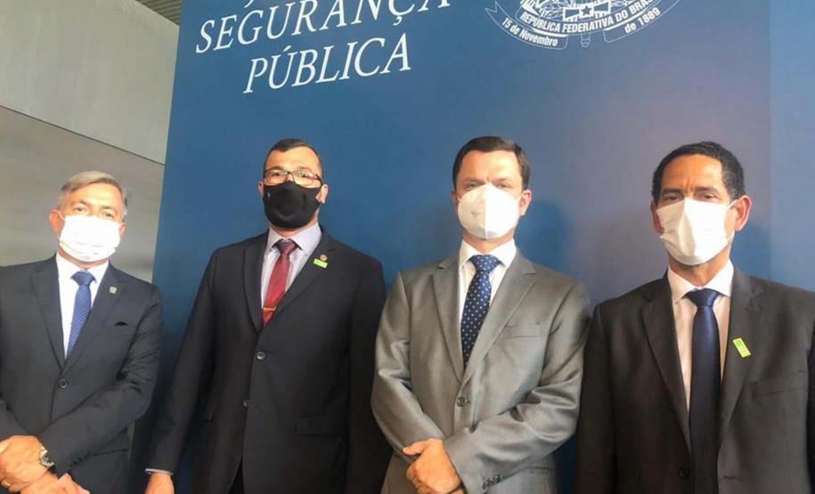 Reforço de parcerias e movimentação de projetos marcam passagem do secretário da Segurança Pública em Brasília