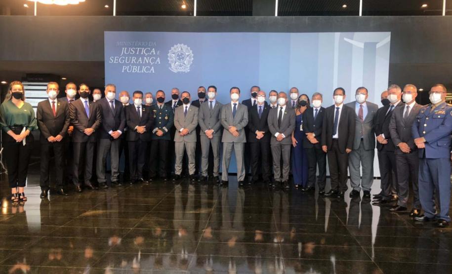 Reforço de parcerias e movimentação de projetos marcam passagem do secretário da Segurança Pública em Brasília