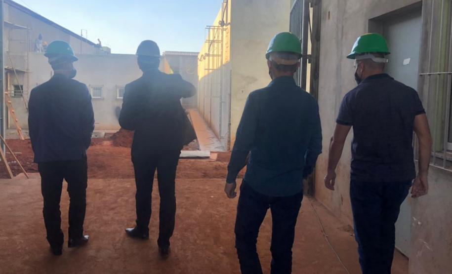 Cadeia Pública de Londrina está com 75% das obras concluídas