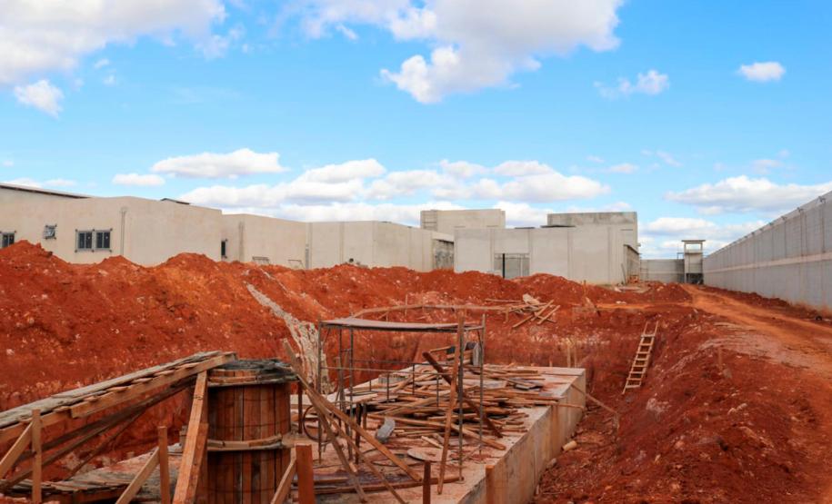 Cadeia Pública de Ponta Grossa tem 60% das obras executadas