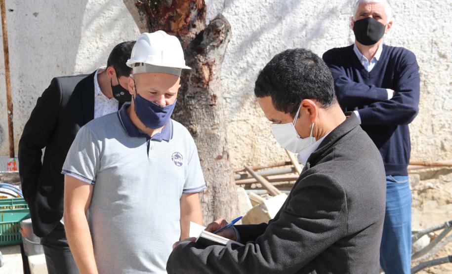 Obra de ampliação da Cadeia Pública de Curitiba está 60% concluída Obra de ampliação da Cadeia Pública de Curitiba está 60% concluída