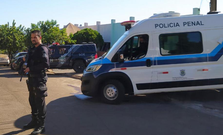 A Secretaria da Segurança Pública do Paraná (Sesp), por meio do Departamento Penitenciário do Paraná (Depen), concluiu nesta terça-feira (04/05) a transferência de todos os presos das Cadeias Públicas de Paraíso do Oeste e Barbosa Ferraz para a recém inaugurada Cadeia Pública de Campo Mourão II. Com esta ação, as Cadeias Públicas de Paraíso do Oeste e Barbosa Ferraz serão desativadas. - 04/05/2021  -  Foto: Depen/PR